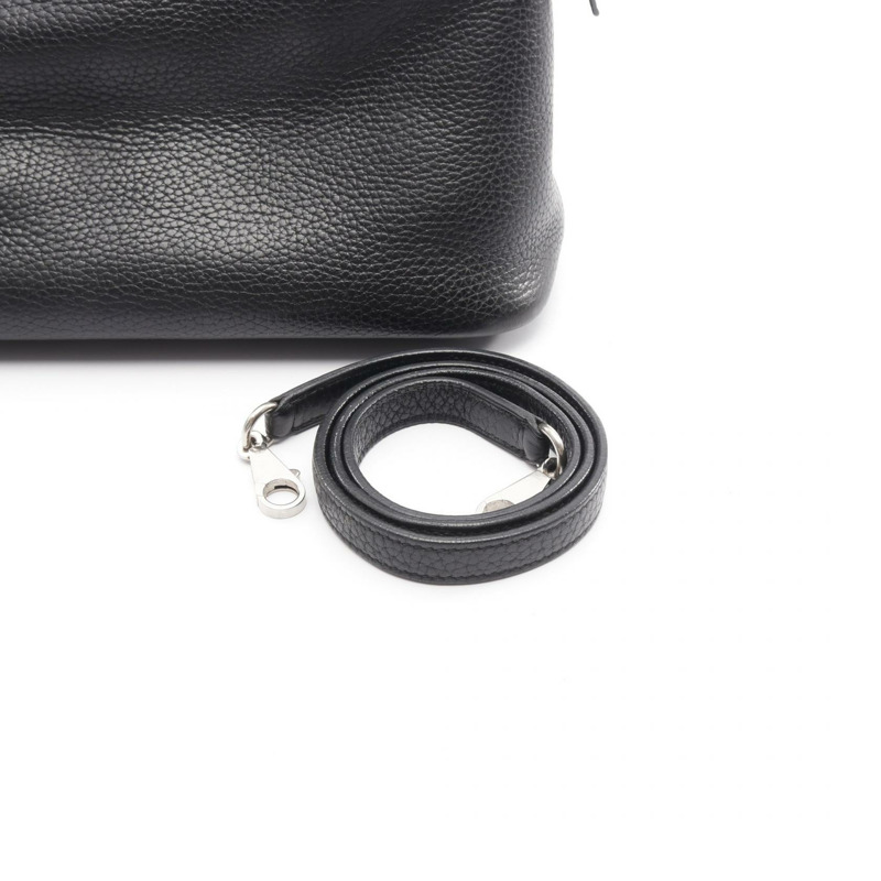 愛馬仕 Bolide 31 手提包,Clemence 皮革,黑色,二手,女士,帶五金配件。-5