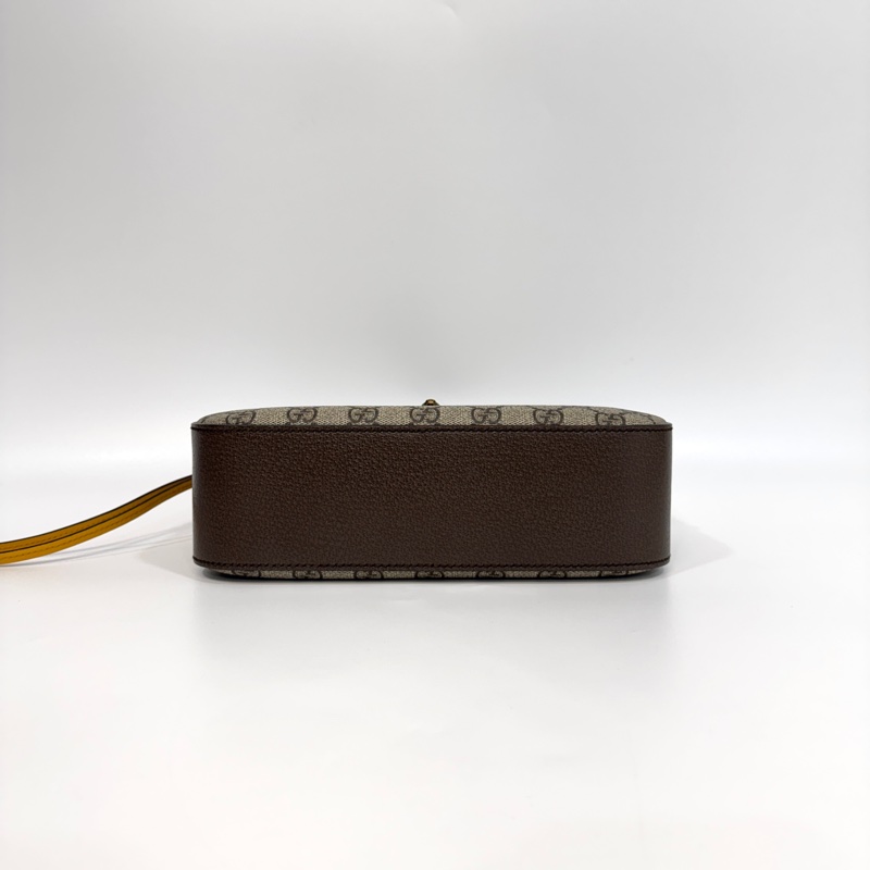 Gucci原花GG Supreme Messenger 虎頭包相機包 476466-5