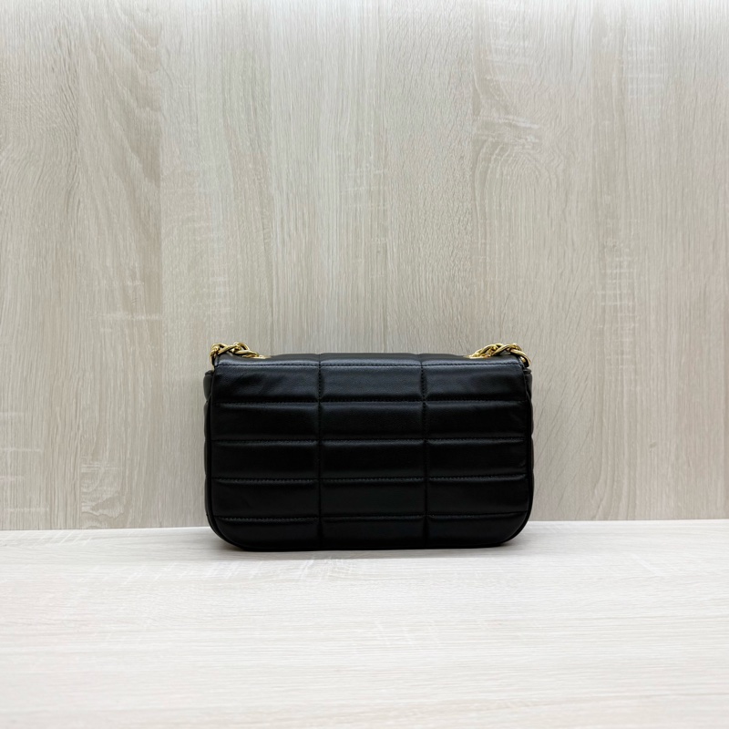 CELINE黑金牛皮MATELASSE MONOCHROME肩背鏈包-1