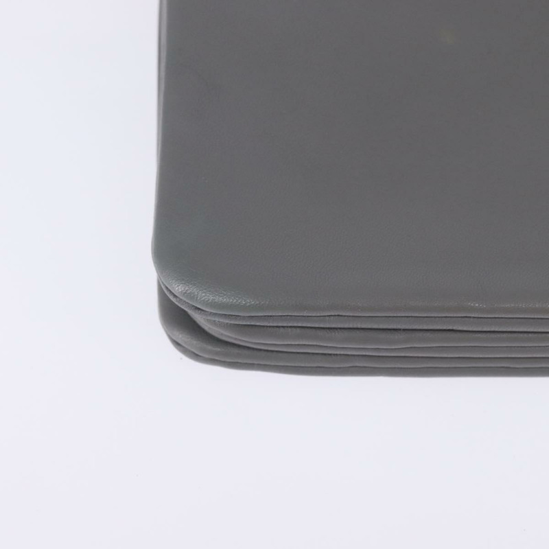 【日本直送】CELINE Trios Mall 單肩包 皮革 灰色 金色 正品 BA7046-14