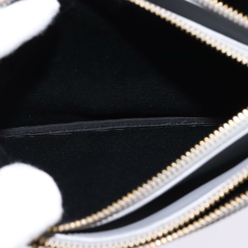 【日本直送】CELINE Trios Mall 單肩包 皮革 灰色 金色 正品 BA7046-19