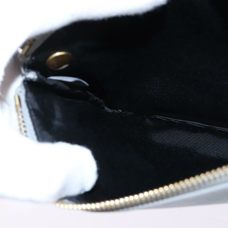 【日本直送】CELINE Trios Mall 單肩包 皮革 灰色 金色 正品 BA7046-24