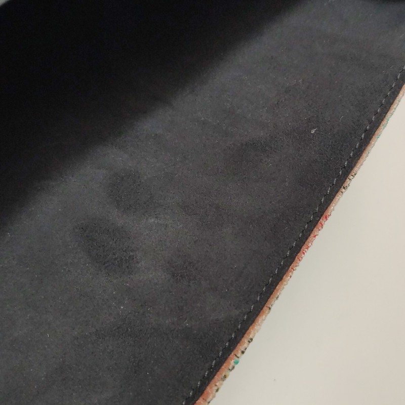 Fendi Kan I牛皮絨布雙F老花鉚釘封扣單肩包-9