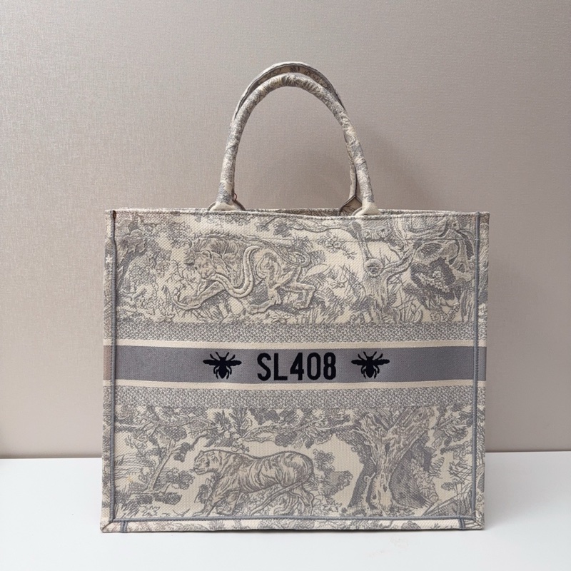 98新Dior/迪奧 動物園刺繡BookTote托特包-1