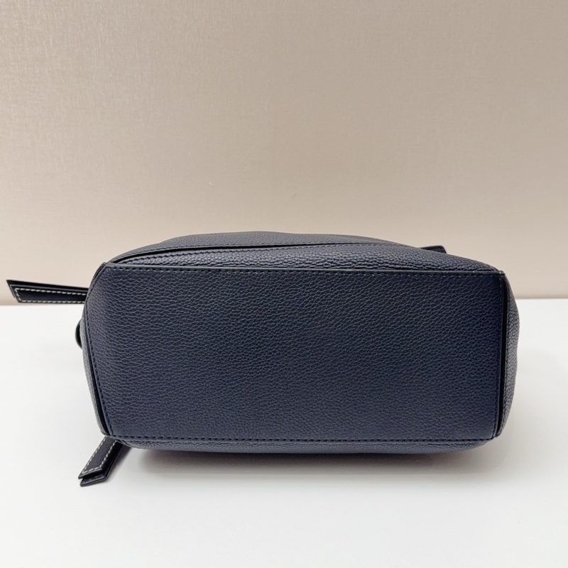 95新Loewe羅意威 藍黑色puzzle小號-7