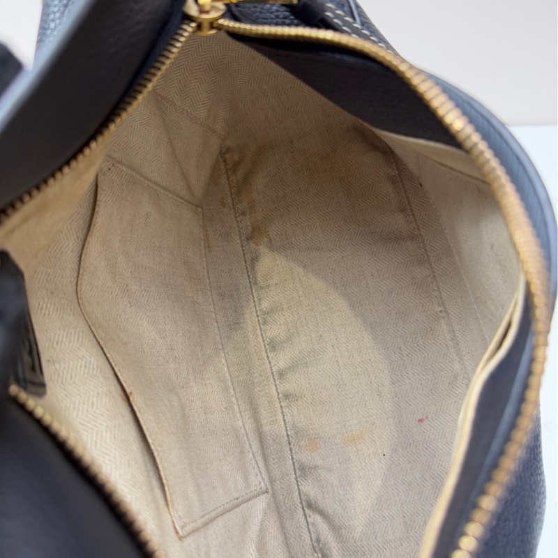 95新Loewe羅意威 藍黑色puzzle小號-10