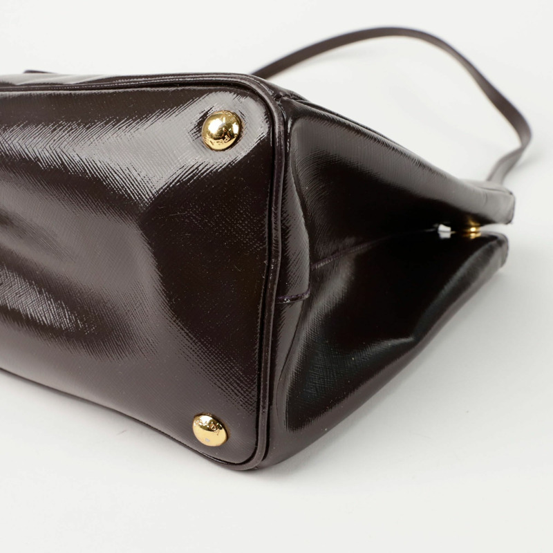 PRADA Saffiano Lux 手提單肩包 1BA274-8