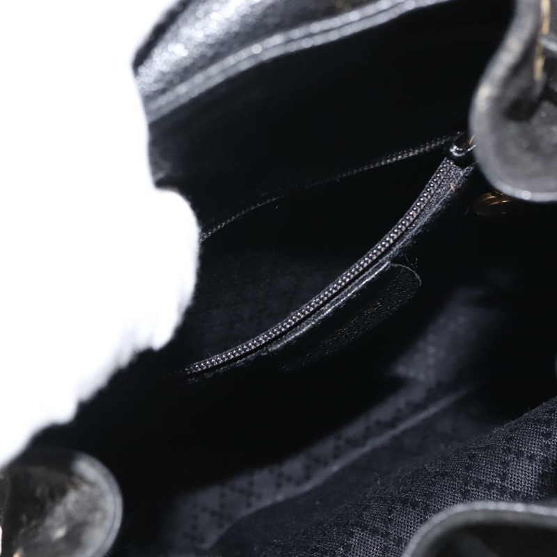 【日本直送】GUCCI 竹編雙肩包 絨面革 黑色 正品 BA6791-23