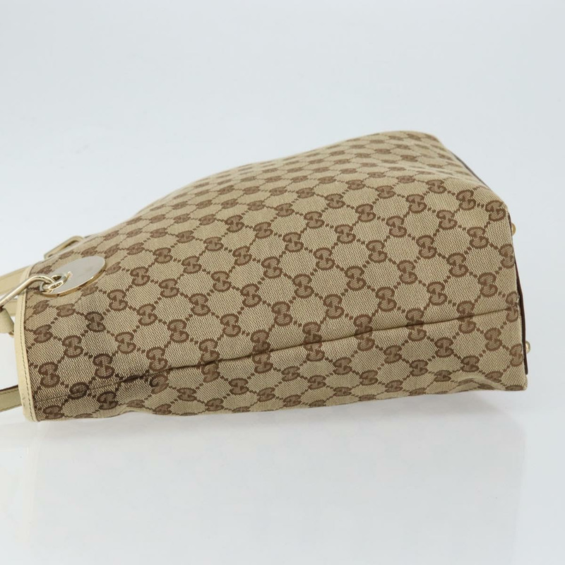 【日本直送】GUCCI GG帆布托特包 米色 金色 120836 正品 ep11417-3