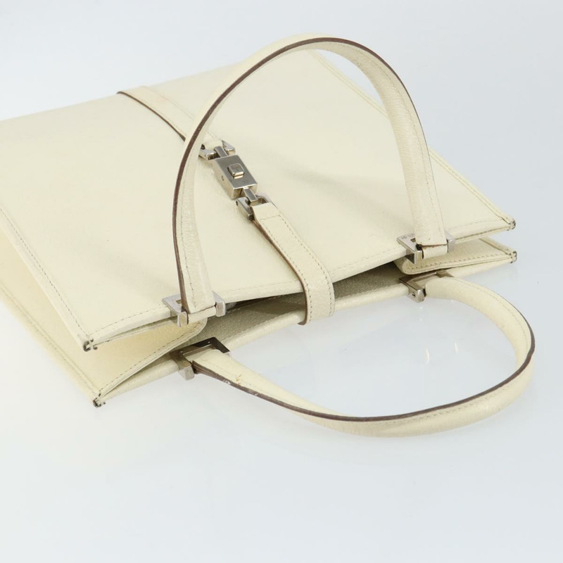 【日本直送】GUCCI Jackie 手提包 皮革 白色 銀色 002 1065 3444 正品 ep11352-5