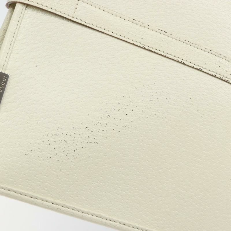 【日本直送】GUCCI Jackie 手提包 皮革 白色 銀色 002 1065 3444 正品 ep11352-8