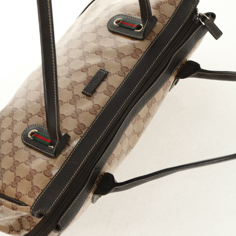 【日本直送】GUCCI GG 水晶托特包 塗層帆布 奧特萊斯 米金色 293599 正品 147722V-5