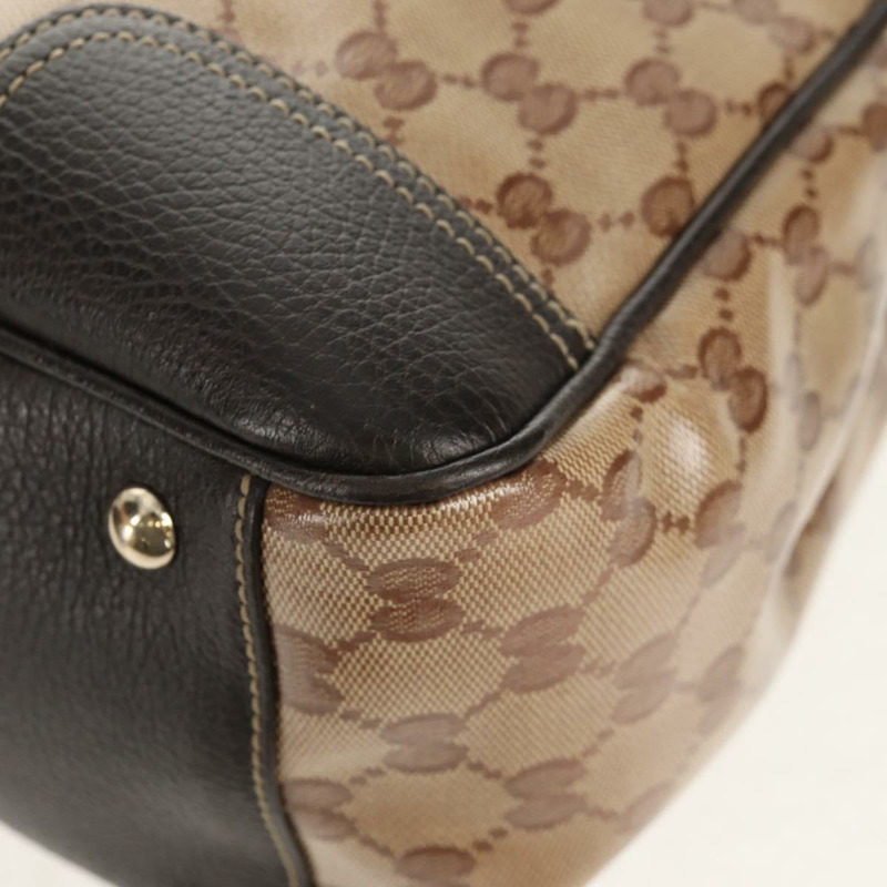 【日本直送】GUCCI GG 水晶托特包 塗層帆布 奧特萊斯 米金色 293599 正品 147722V-13