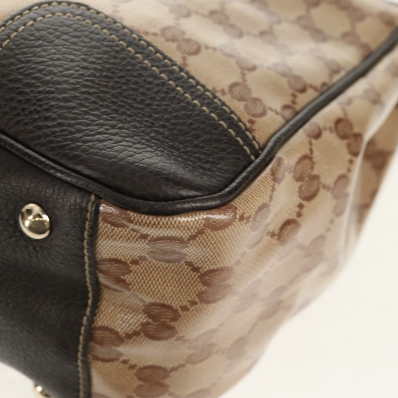 【日本直送】GUCCI GG 水晶托特包 塗層帆布 奧特萊斯 米金色 293599 正品 147722V-15