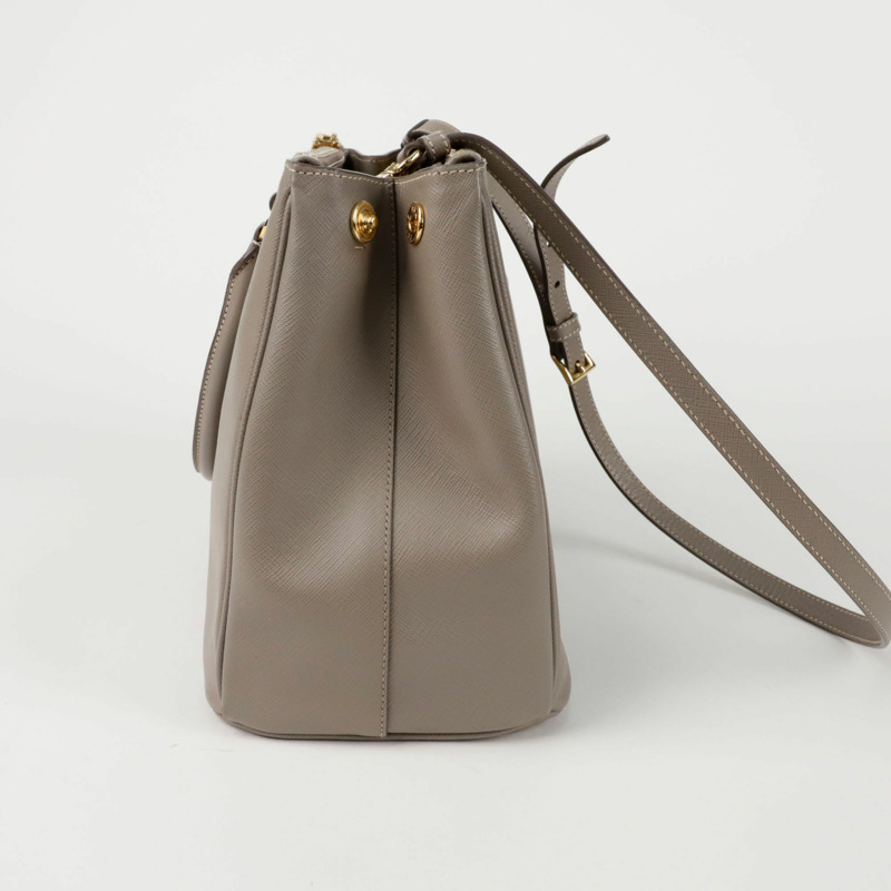PRADA BN2274 Saffiano Lux 手提單肩包-2