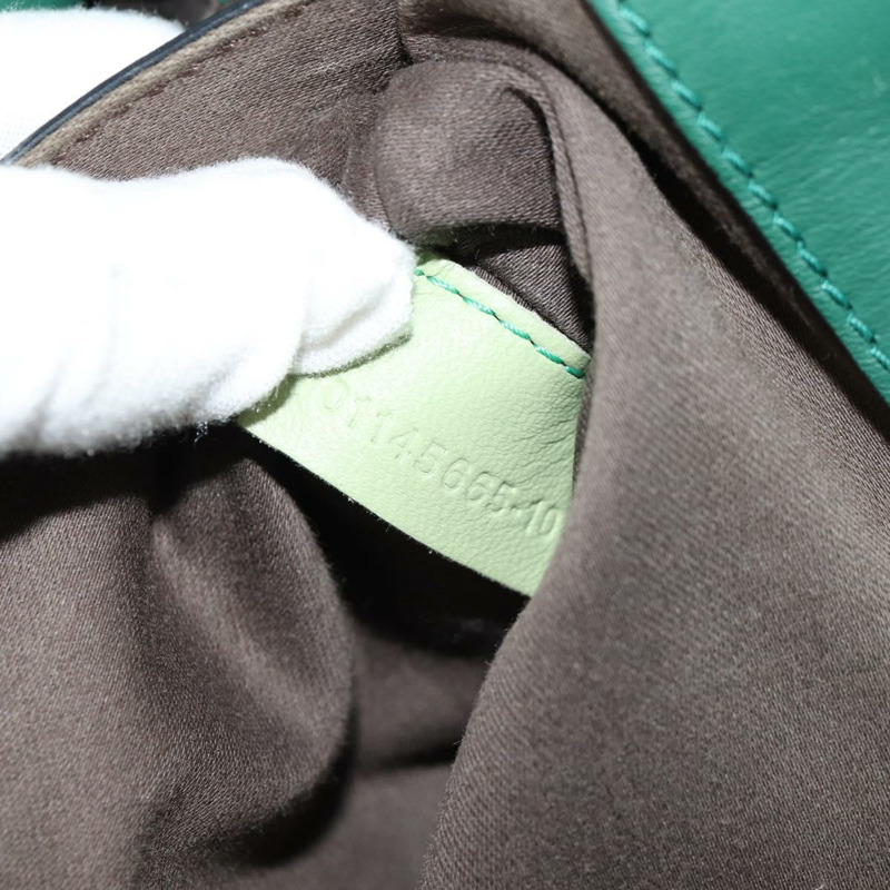 【日本直送】Chloe Bailey 手提包 皮革 兩用 綠色 正品 BA6835-11