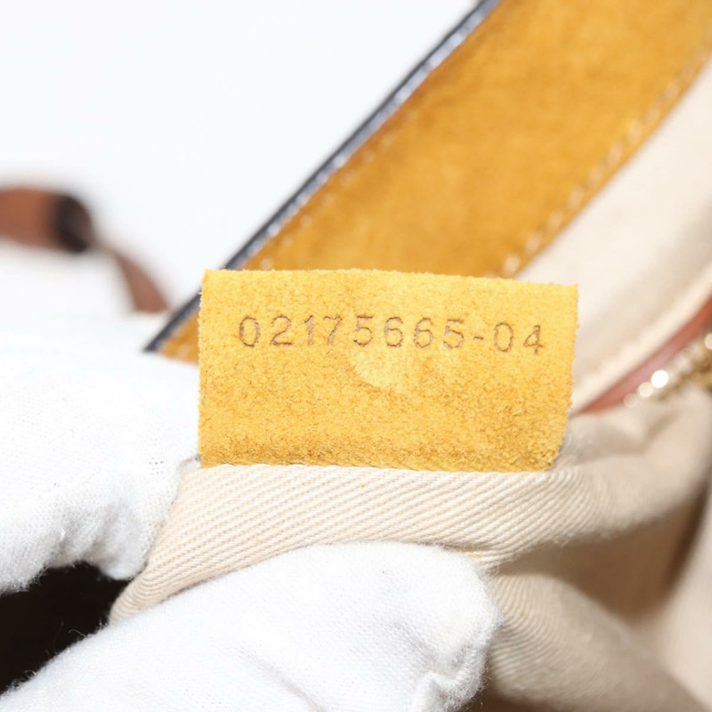 【日本直送】Chloe Lexa 手提包 麂皮 兩用 黃色 金色 正品 BA6831-11