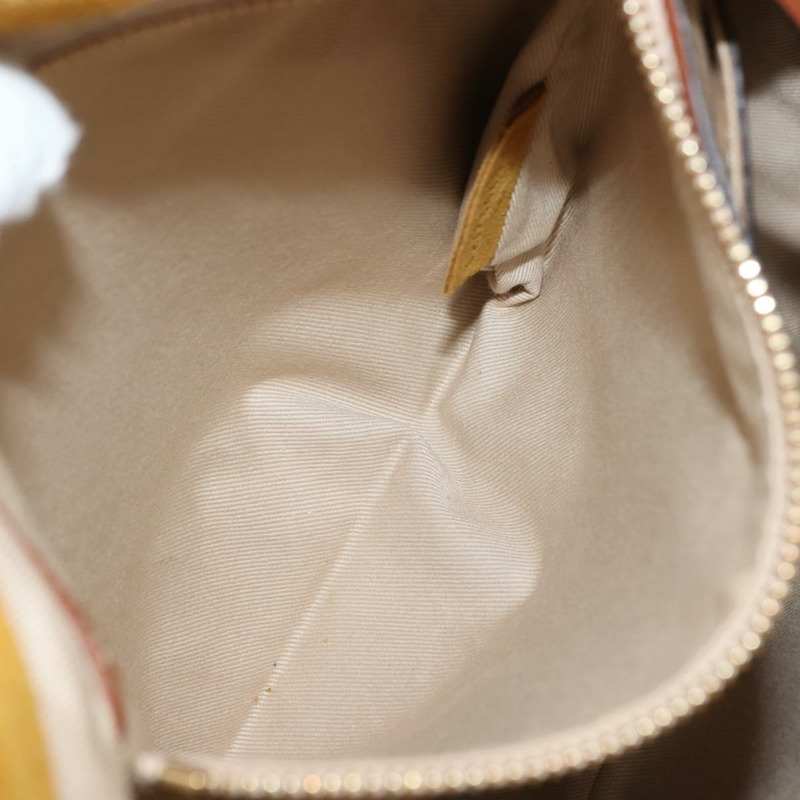 【日本直送】Chloe Lexa 手提包 麂皮 兩用 黃色 金色 正品 BA6831-22