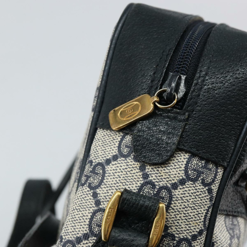 【日本直送】GUCCI GG Supreme Sherry Line 單肩包 PVC 海軍藍/紅色 56 02 005 正品 146673-8