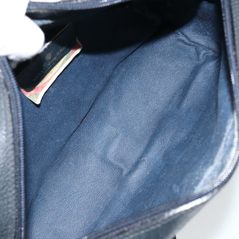 【日本直送】GUCCI GG Supreme Sherry Line 單肩包 PVC 海軍藍/紅色 56 02 005 正品 146673-9