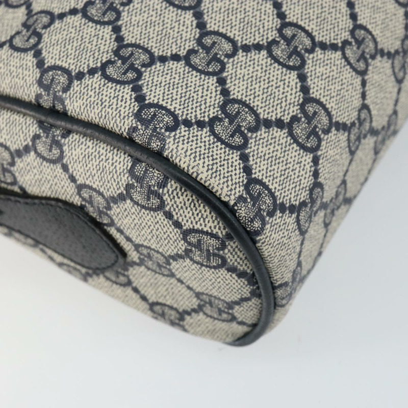 【日本直送】GUCCI GG Supreme Sherry Line 單肩包 PVC 海軍藍/紅色 56 02 005 正品 146673-16