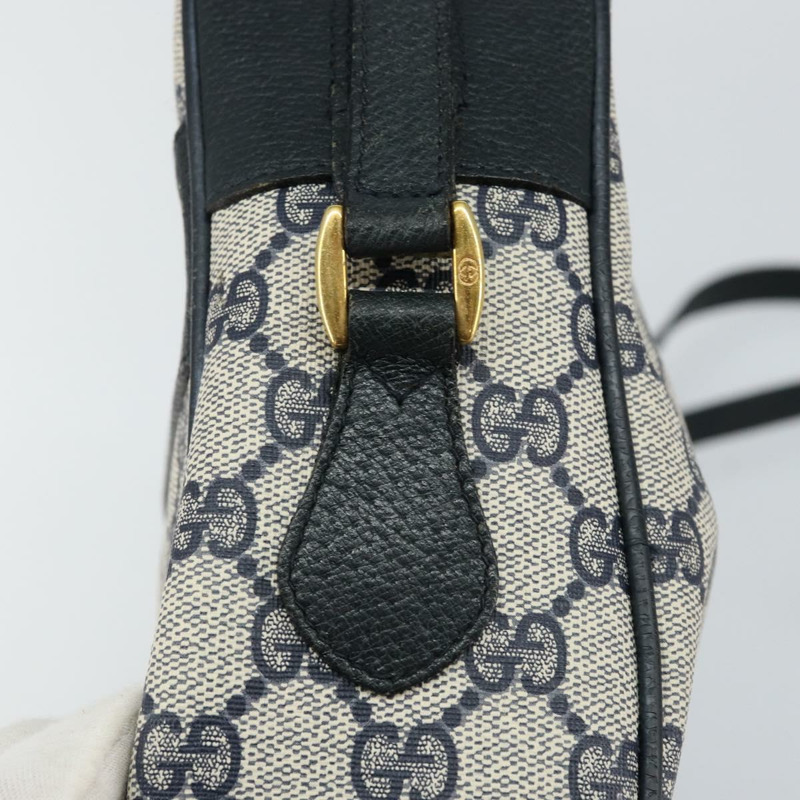 【日本直送】GUCCI GG Supreme Sherry Line 單肩包 PVC 海軍藍/紅色 56 02 005 正品 146673-17