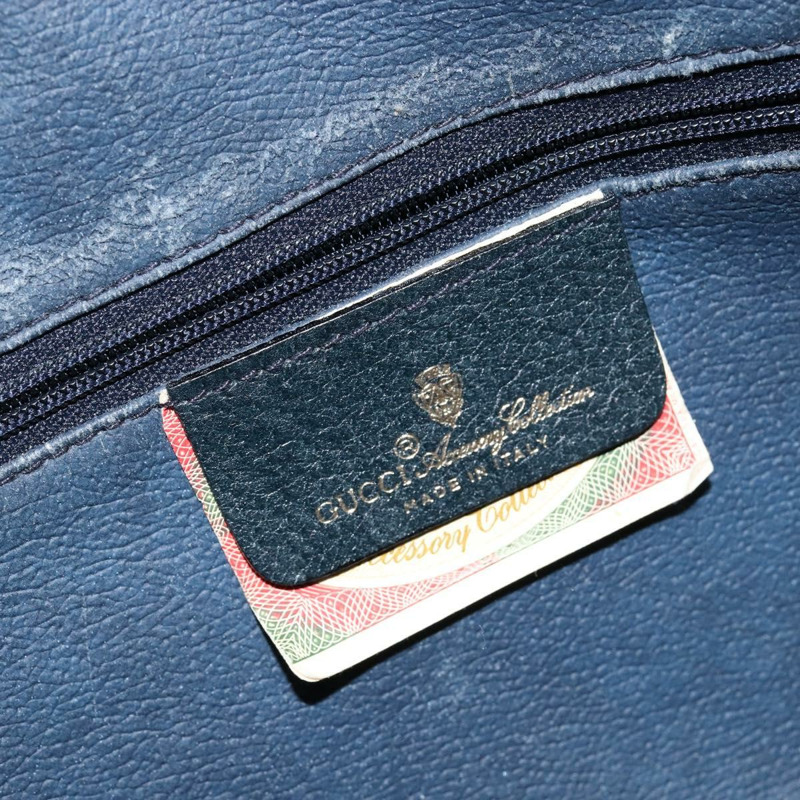 【日本直送】GUCCI GG Supreme Sherry Line 單肩包 PVC 海軍藍/紅色 56 02 005 正品 146673-20