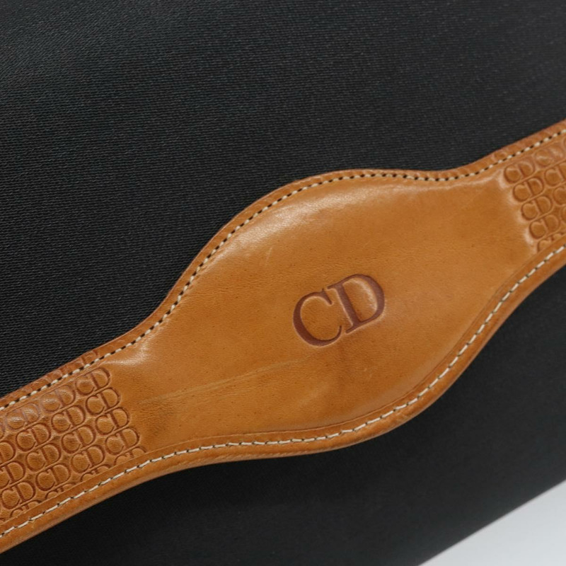 【日本直送】Christian Dior 黑色金色皮革肩背包 正品 BA7084-16