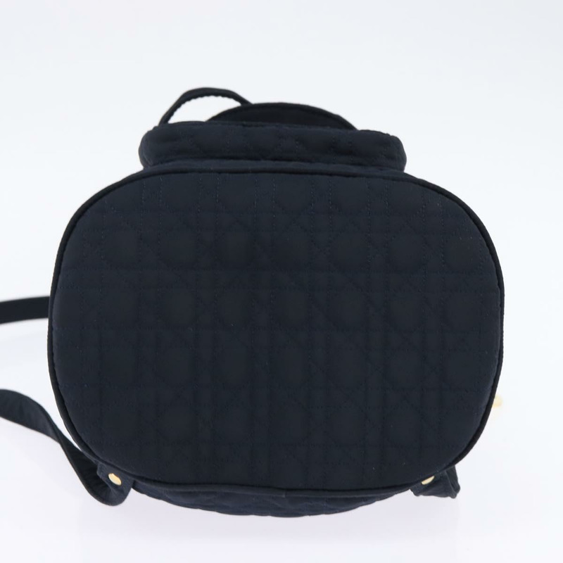 【日本直送】Christian Dior Canage 肩膀包款 尼龍 海軍藍 金色 正品 146576-4