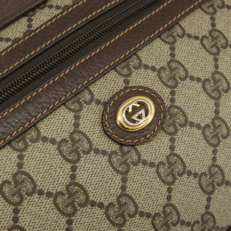 【日本直送】GUCCI GG Supreme 手拿包 PVC 米色 金色 56 01 052 正品 ep11369-16