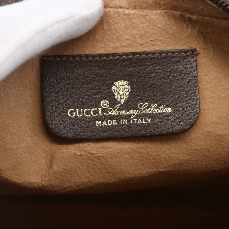 【日本直送】GUCCI GG Supreme Web Sherry Line 手拿包 米色 金色 156 01 034 正品 147494-9