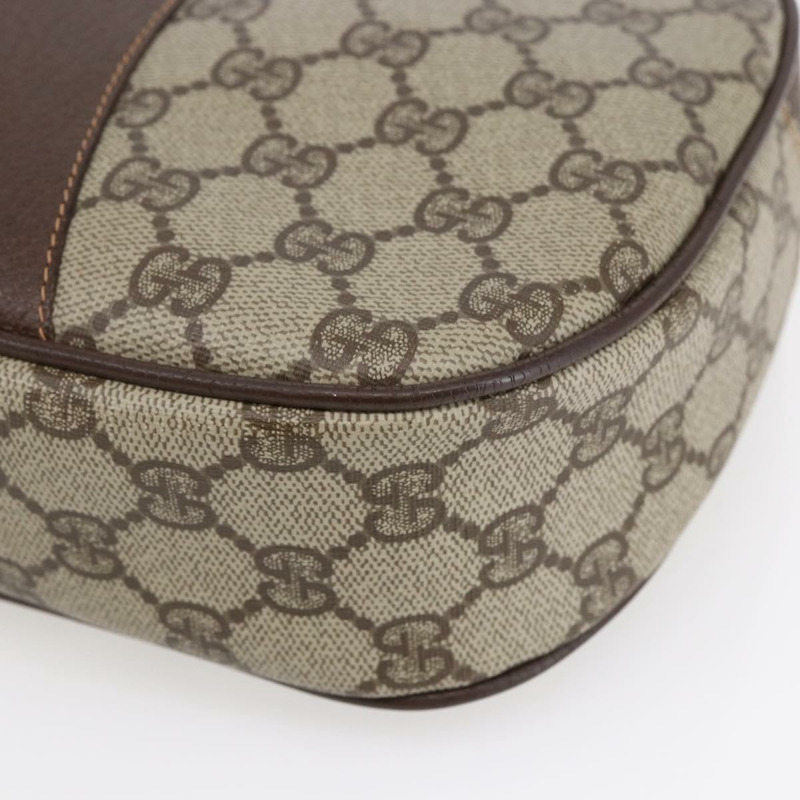 【日本直送】GUCCI GG Supreme Web Sherry Line 手拿包 米色 金色 156 01 034 正品 147494-13