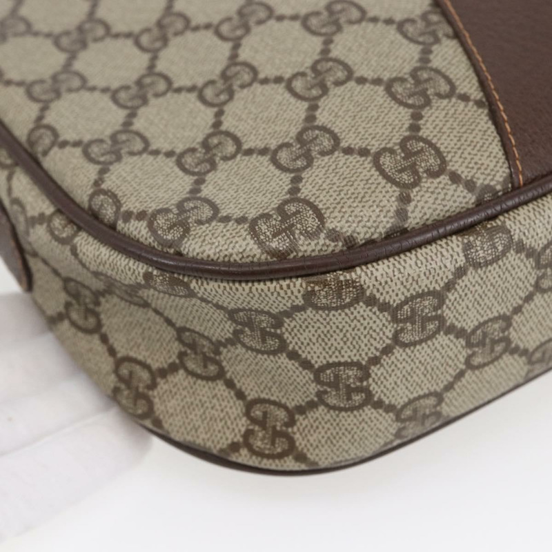 【日本直送】GUCCI GG Supreme Web Sherry Line 手拿包 米色 金色 156 01 034 正品 147494-14