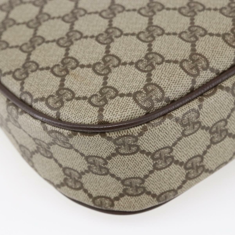 【日本直送】GUCCI GG Supreme Web Sherry Line 手拿包 米色 金色 156 01 034 正品 147494-16