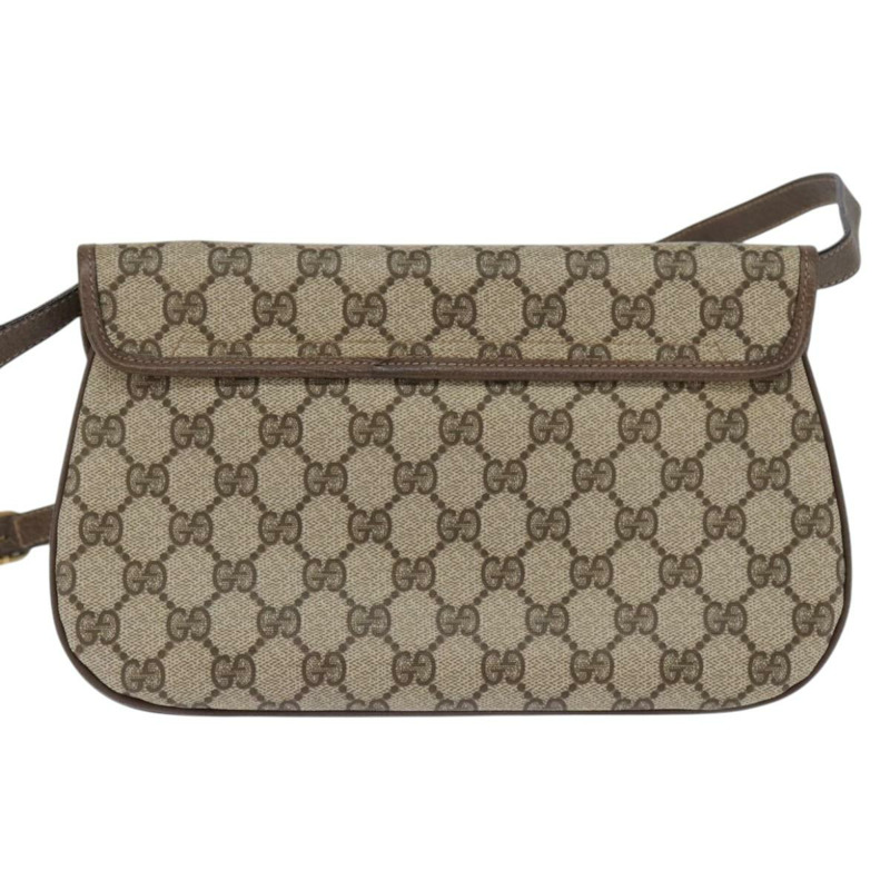 【日本直送】GUCCI GG Supreme Web Sherry Line 單肩包 PVC 米色 10 02 051 正品 147497-1