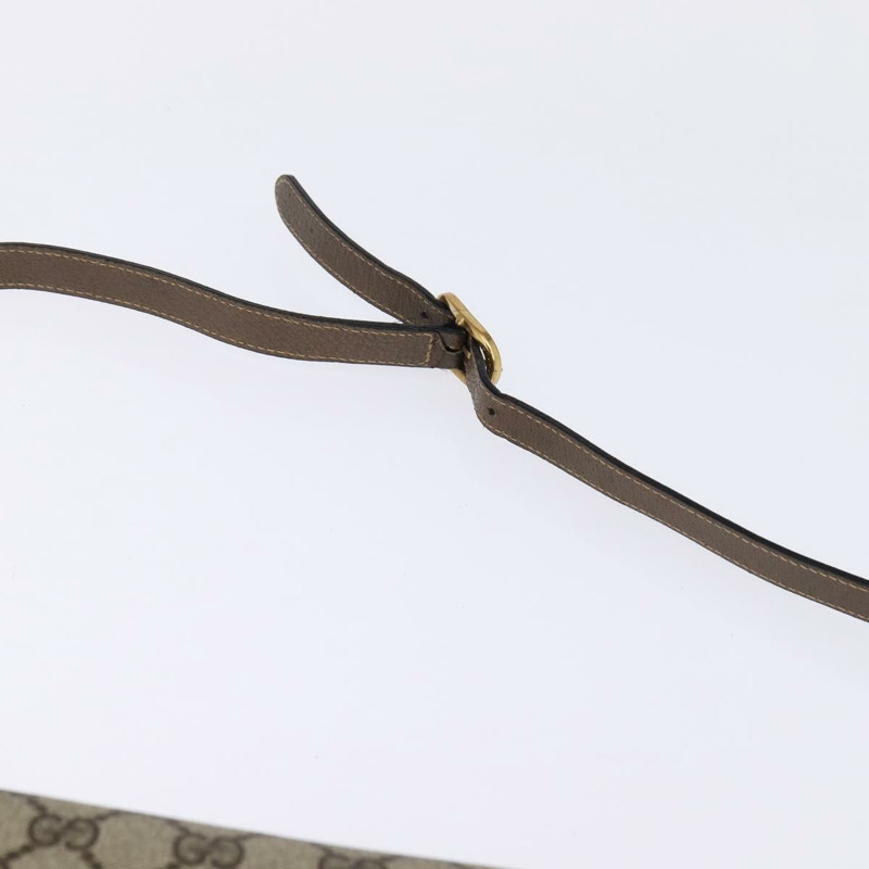 【日本直送】GUCCI GG Supreme Web Sherry Line 單肩包 PVC 米色 10 02 051 正品 147497-7