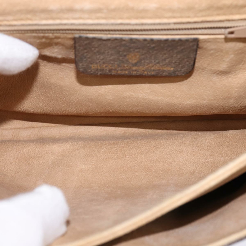 【日本直送】GUCCI GG Supreme Web Sherry Line 單肩包 PVC 米色 10 02 051 正品 147497-10