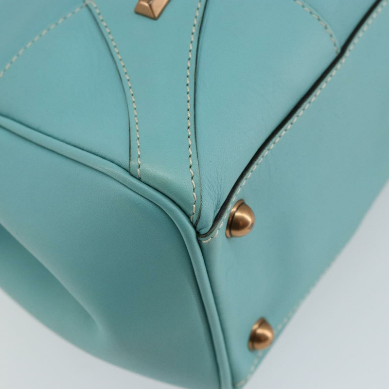 【日本直送】GUCCI 全新 Jerky 單肩包 皮革 藍色 金色 124407 正品 147486-15