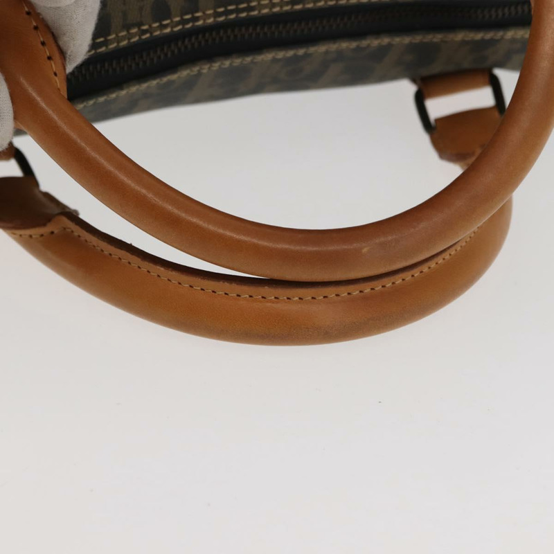 【日本直送】Christian Dior Trotter帆布波士頓包 PVC黑色金色 正品 bs30246-6