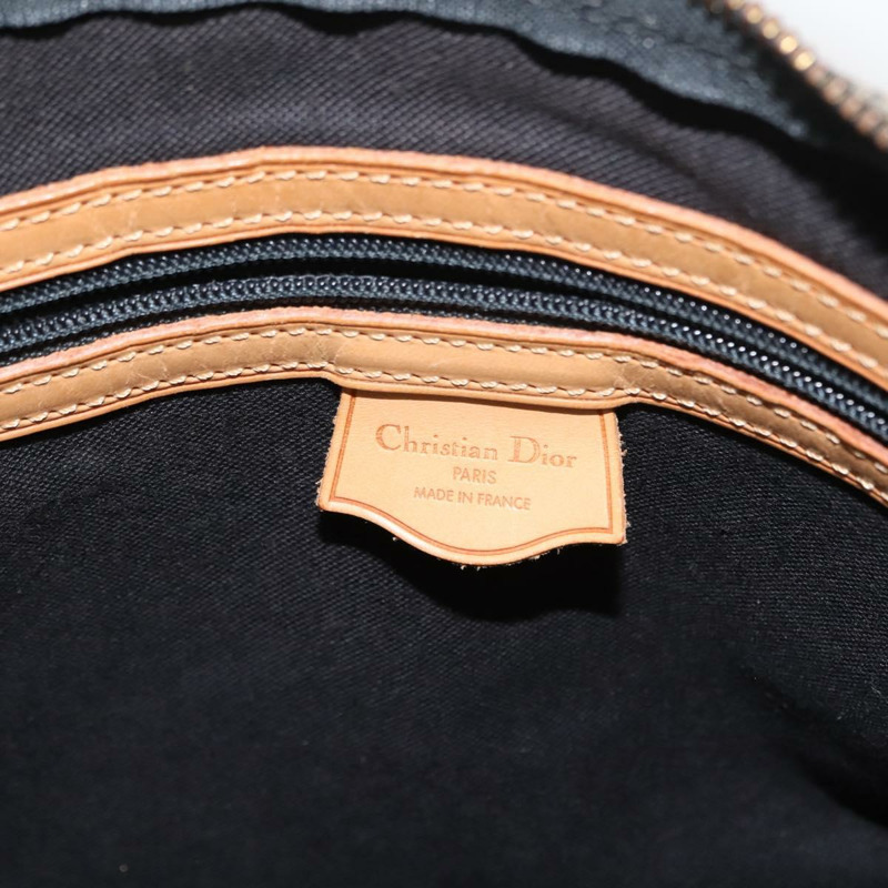 【日本直送】Christian Dior Trotter帆布波士頓包 PVC黑色金色 正品 bs30246-10