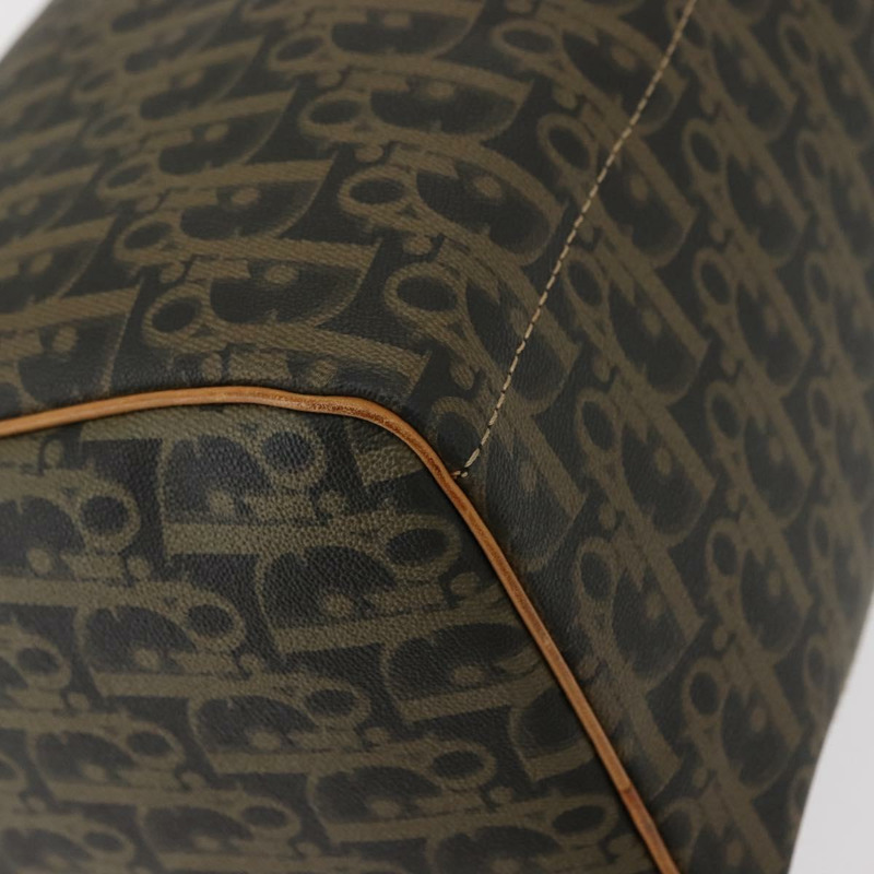 【日本直送】Christian Dior Trotter帆布波士頓包 PVC黑色金色 正品 bs30246-14