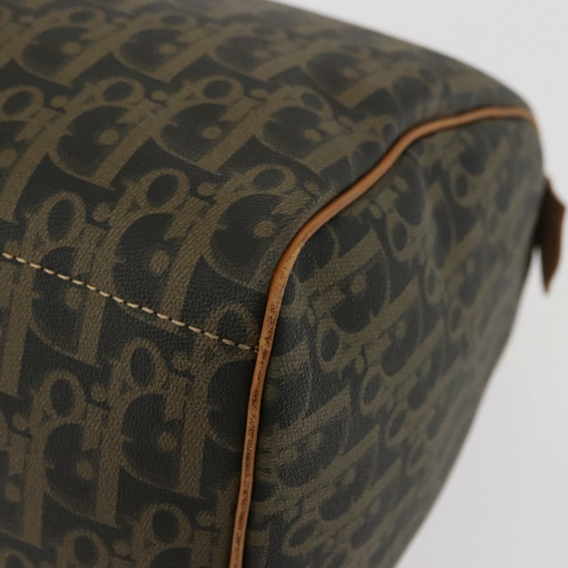 【日本直送】Christian Dior Trotter帆布波士頓包 PVC黑色金色 正品 bs30246-15