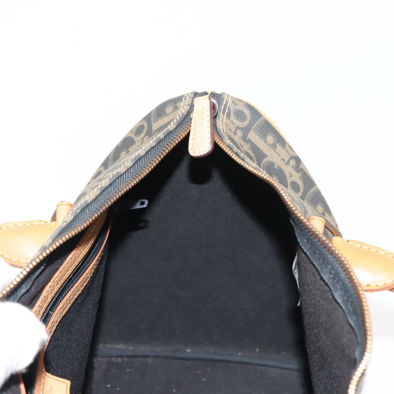 【日本直送】Christian Dior Trotter帆布波士頓包 PVC黑色金色 正品 bs30246-17