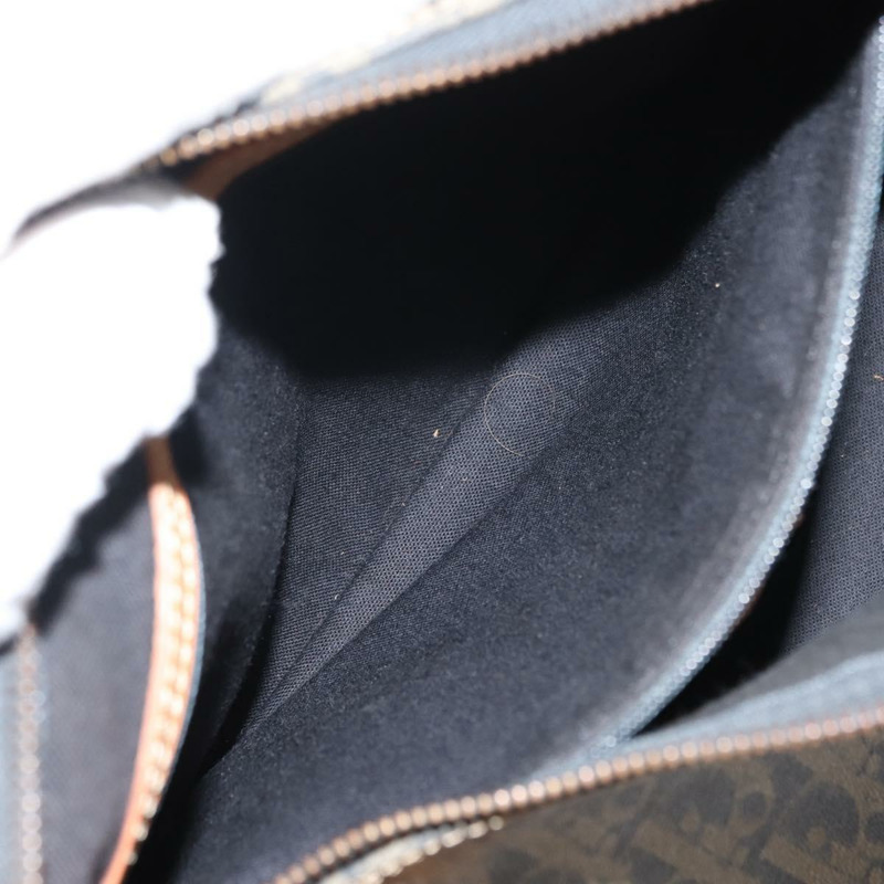 【日本直送】Christian Dior Trotter帆布波士頓包 PVC黑色金色 正品 bs30246-18