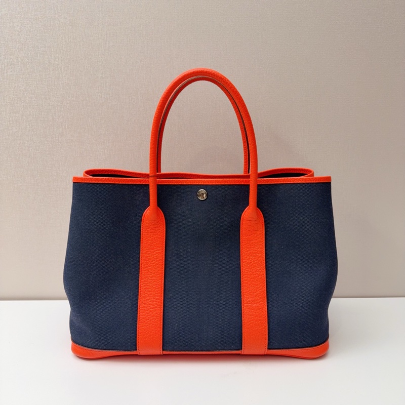 95新Hermes 愛馬仕 GP36 gardenparty 花園包-1