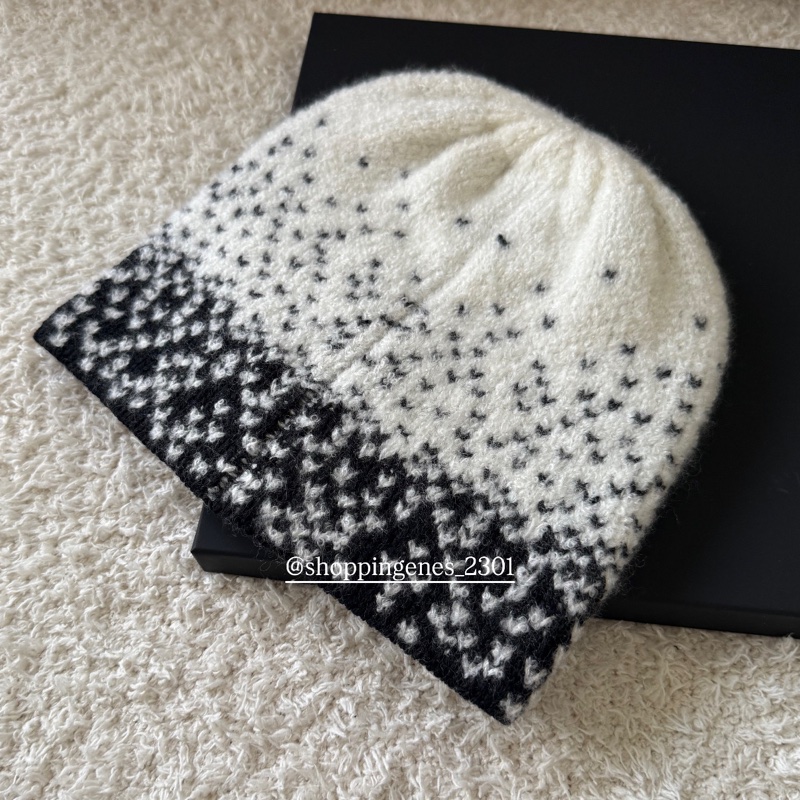 香奈兒 Chanel 全新品 25N 滑雪季 毛帽 薄款-3