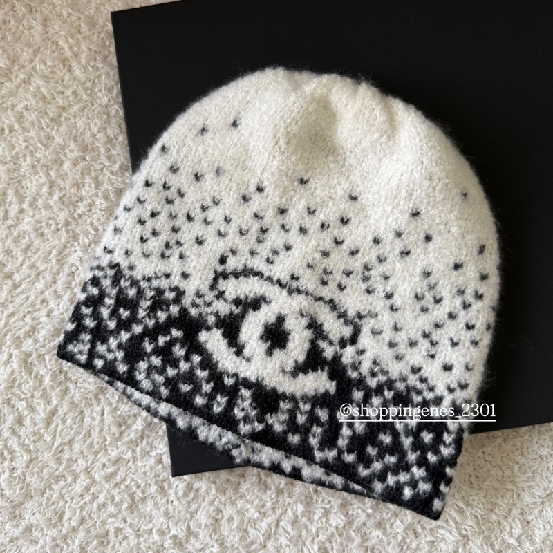 香奈兒 Chanel 全新品 25N 滑雪季 毛帽 薄款-5