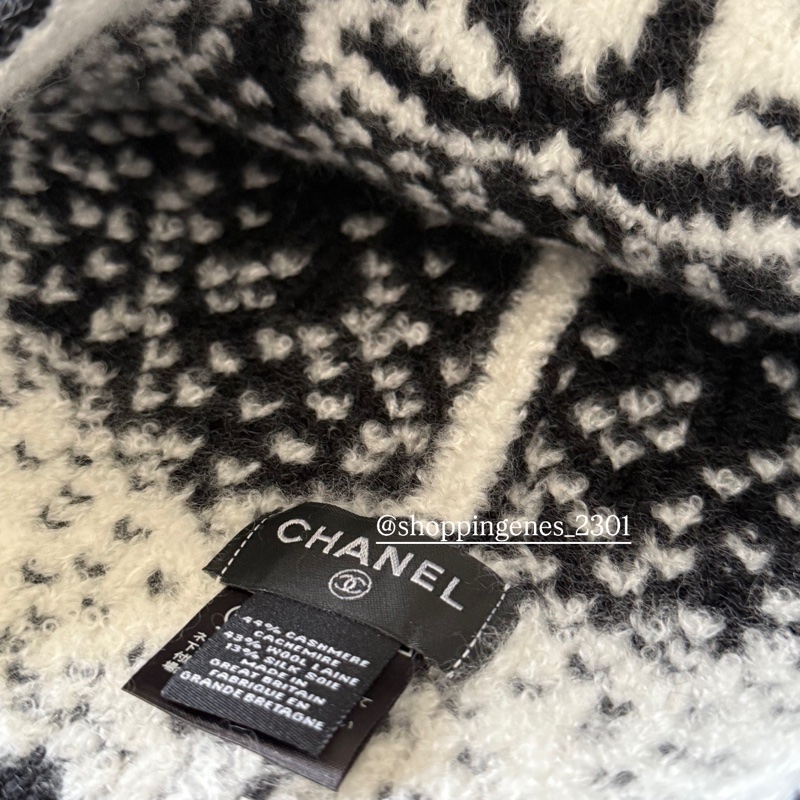 香奈兒 Chanel 全新品 25N 滑雪季 毛帽 薄款-8