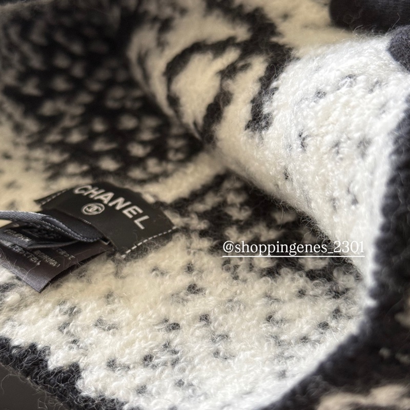 香奈兒 Chanel 全新品 25N 滑雪季 毛帽 薄款-9