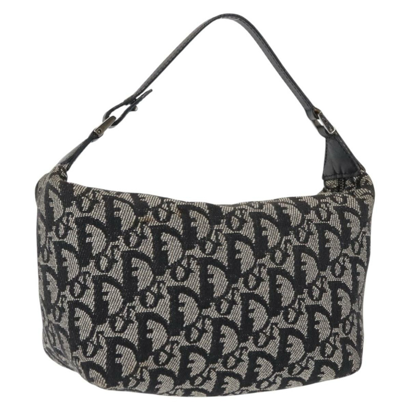 【日本直送】Christian Dior Trotter帆布肩背包 黑色 正品 146645-0